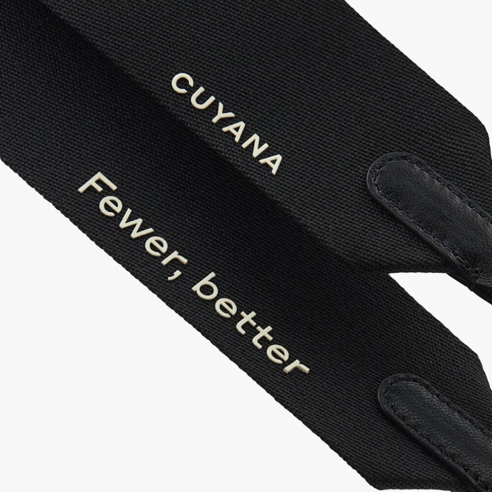 NWT Cuyana Fewer Better Strap in Black - Picture 3 of 8
